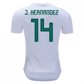 Camisolas de Futebol México J.Hernandez 14 Equipamento Alternativa Copa do Mundo 2018 Manga Curta